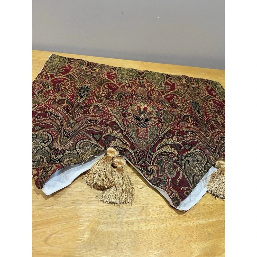 Vtg Springs Mahal tapestry valances 50